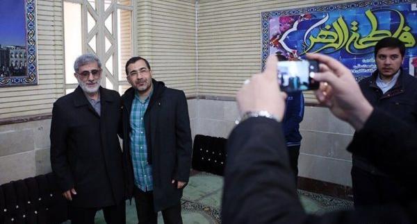 عکس سردار پای صندوق رای