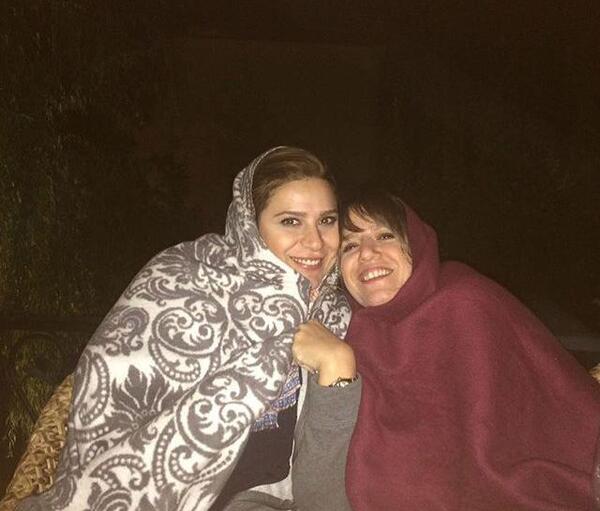 عکس ستاره پسیانی و پدرش