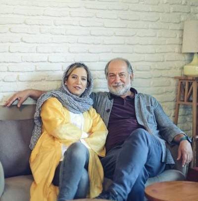 عکس ستاره پسیانی و پدرش