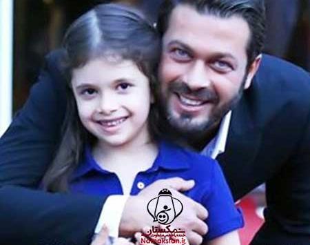 عکس پژمان بازغی و دخترش