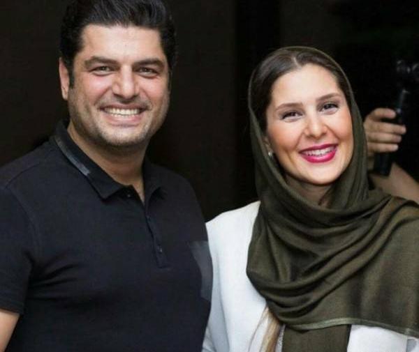 عکس افشین زی نوری با همسرش
