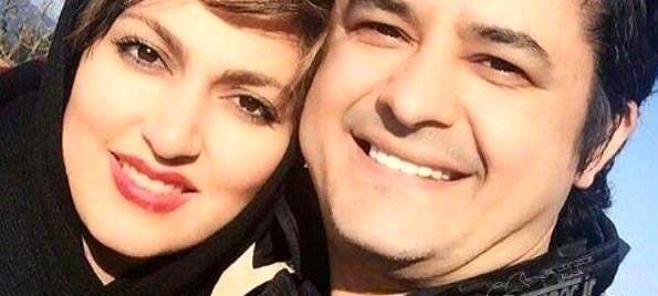 عکس افشین زی نوری با همسرش