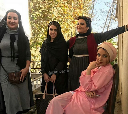 عکس نازنین در سریال دلدادگان
