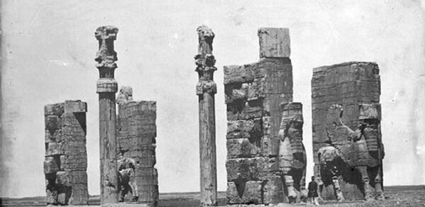 عکس قدیمی تخت جمشید