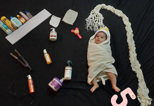ایده عکس برای چهل روزگی نوزاد