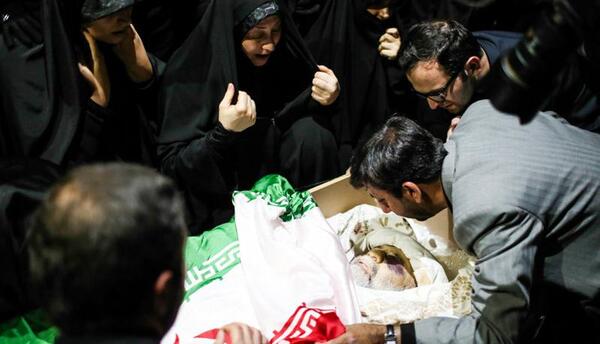 عکس سردار همدانی در لحظه شهادت