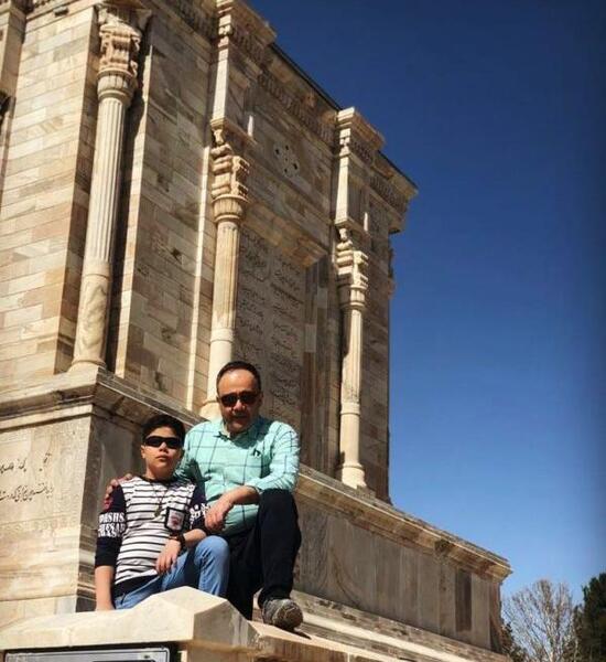 عکس همسر علی ابوالحسنی