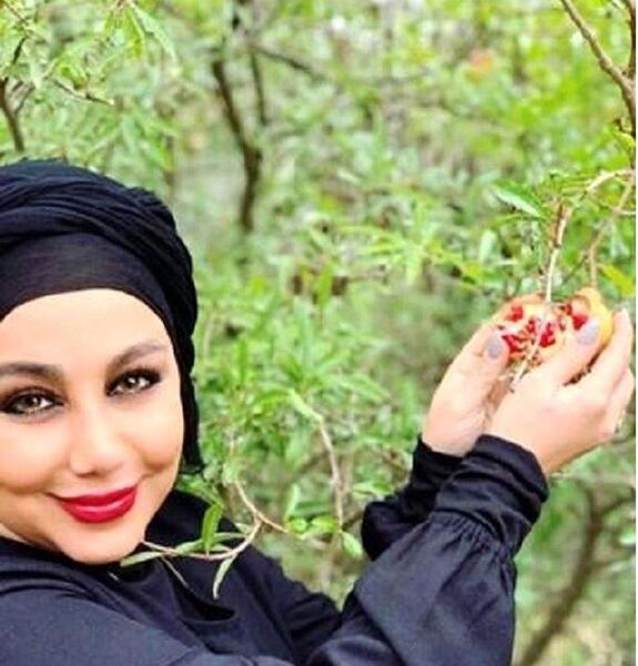 عکسهای بهنوش بختیاری با آرایش غلیظ