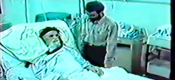 عکس لحظه فوت امام خمینی