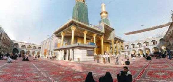 عکس از صحن حضرت ابوالفضل