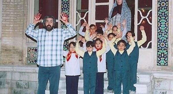 عکس حسن اکلیلی و همسرش