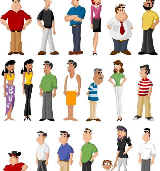 عکس وکتور شخصیت های کارتونی