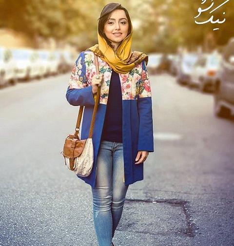 عکس ایستاده نازنین بیاتی