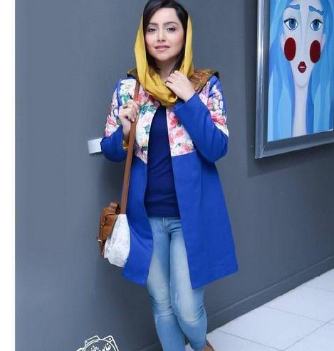 عکس ایستاده نازنین بیاتی