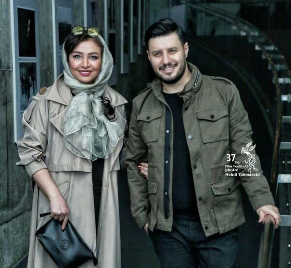 عکس جواد عزتی وهمسرش مه لقا باقری
