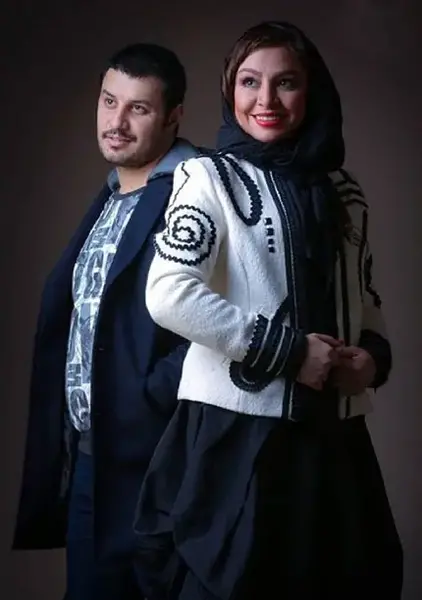 عکس جواد عزتی وهمسرش مه لقا باقری