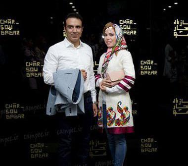 عکس بیوک میرزایی با همسرش