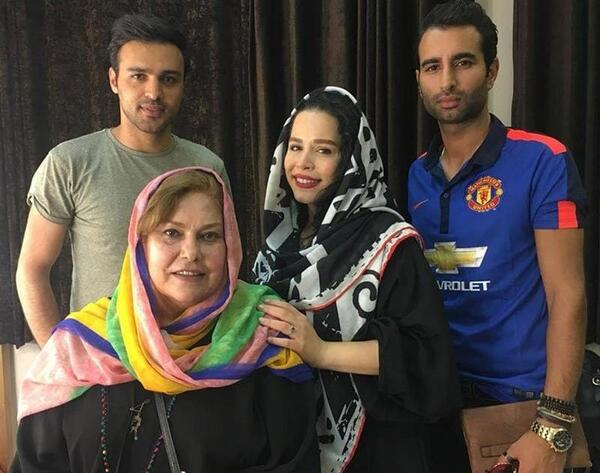 عکس مهرانه مهین ترابی در سریال دلدادگان