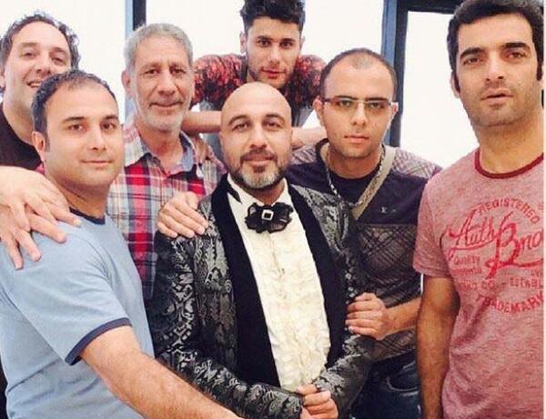 عکس رضا عطاران و همسرش و فرزندش