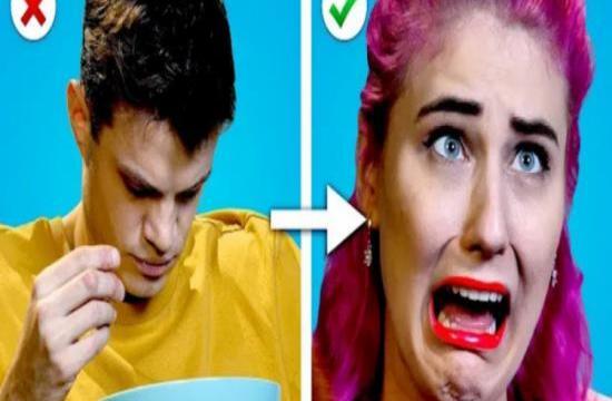 عکس ایده های تفریحی خنده دار شوخی با دوستان
