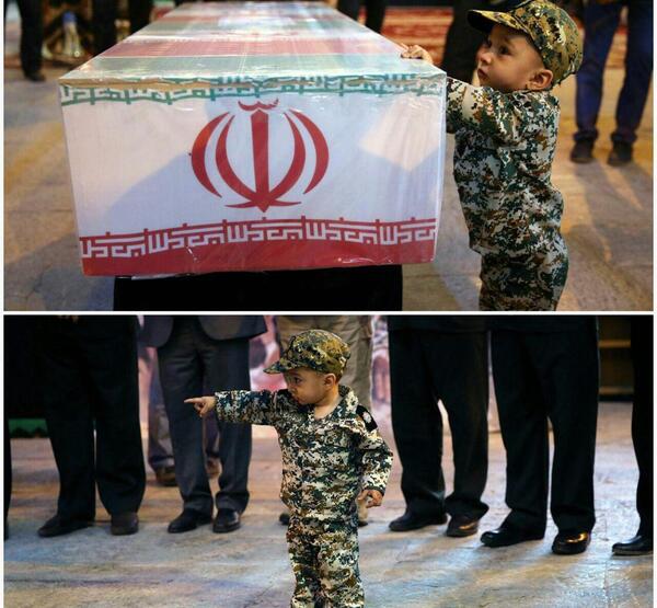 عکس مرده ی شهید حججی