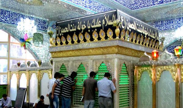 عکس ضریح دختر امام حسین
