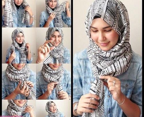 عکس مدل های شال بستن