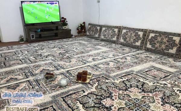 عکس فرش رنگ کرمی