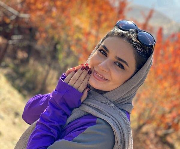 عکس پاییزی لیندا کیانی