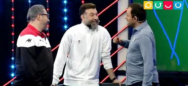 عکس علی انصاریان با مهرداد میناوند