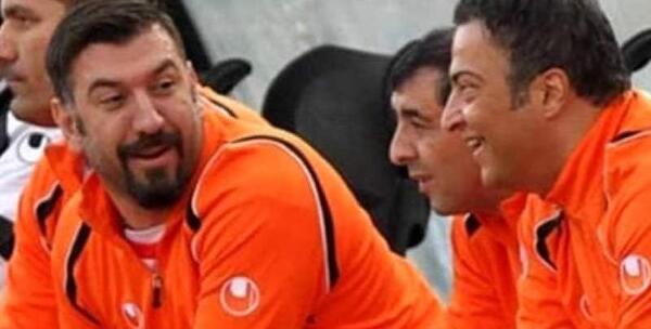 عکس علی انصاریان با مهرداد میناوند