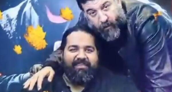 عکس رضا صادقی با علی انصاریان