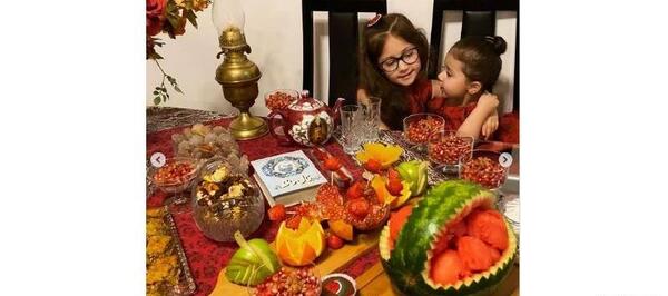 عکس های شاهرخ استخری در شب یلدا