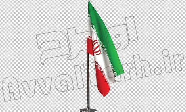 عکس پرچم ایستاده