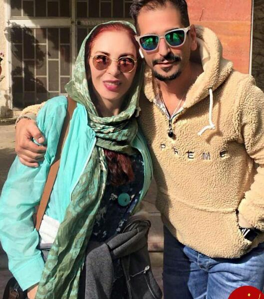 عکس مصطفی شایسته همسر افسانه بایگان