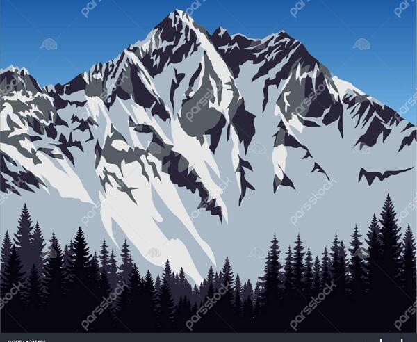عکس وکتور کوه