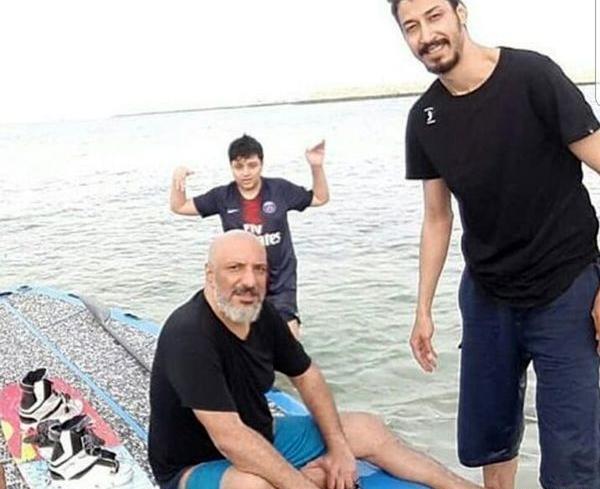 عکس امیر جعفری پسرش