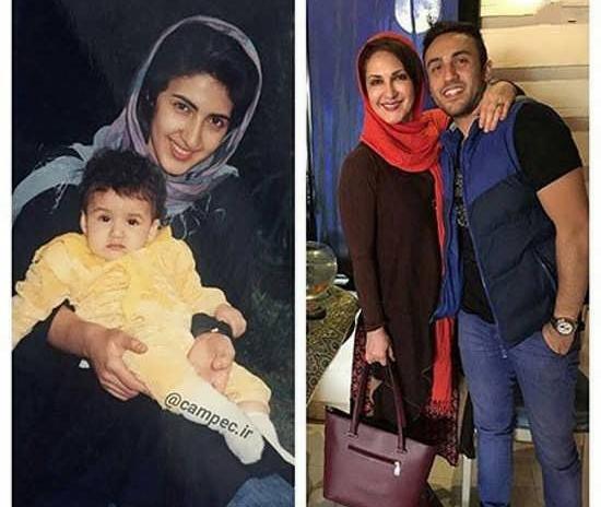 عکس فاطمه گودرزی و فرزندانش