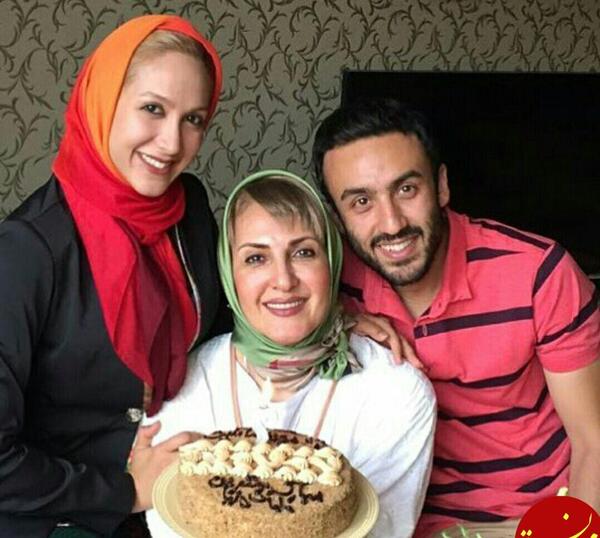 عکس فاطمه گودرزی و فرزندانش