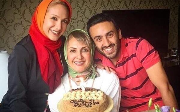 عکس فاطمه گودرزی و فرزندانش
