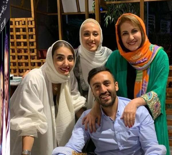 عکس فاطمه گودرزی و فرزندانش