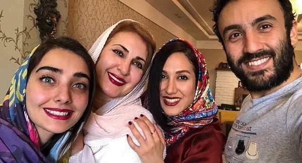 عکس فاطمه گودرزی و فرزندانش