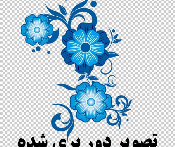 عکس دانلود وکتور طرح گل