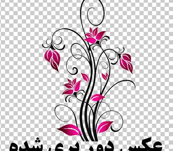 عکس دانلود وکتور طرح گل