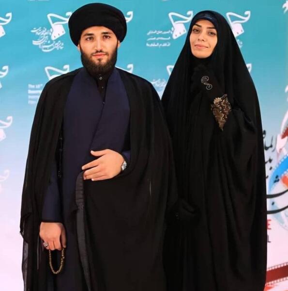 عکس الهام چرخنده همسرش