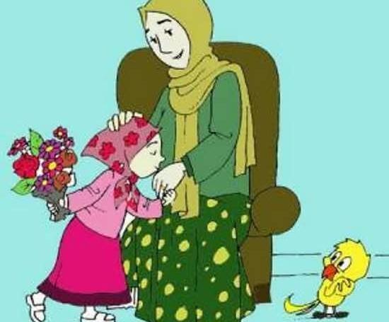 عکس ساده مادر