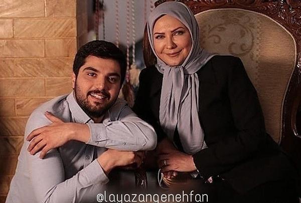 عکس همسر لعیا زنگنه بازیگر