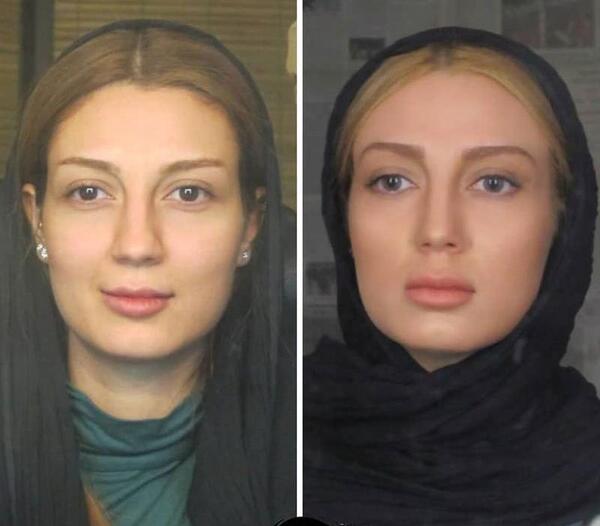 عکسهای حدیث میرامینی و شوهرش