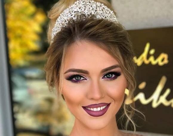 عکس عروس چشم سبز