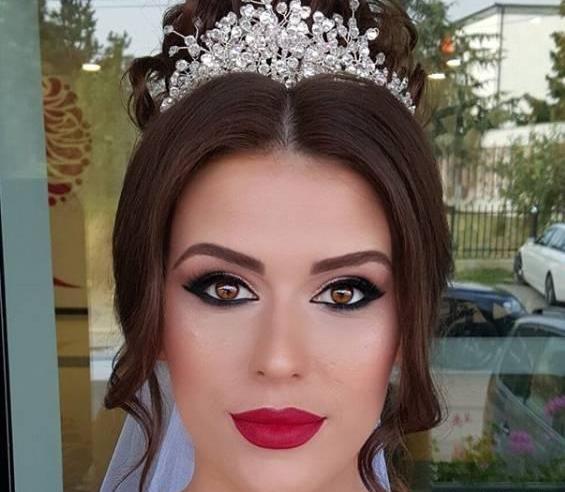 عکس عروس چشم سبز